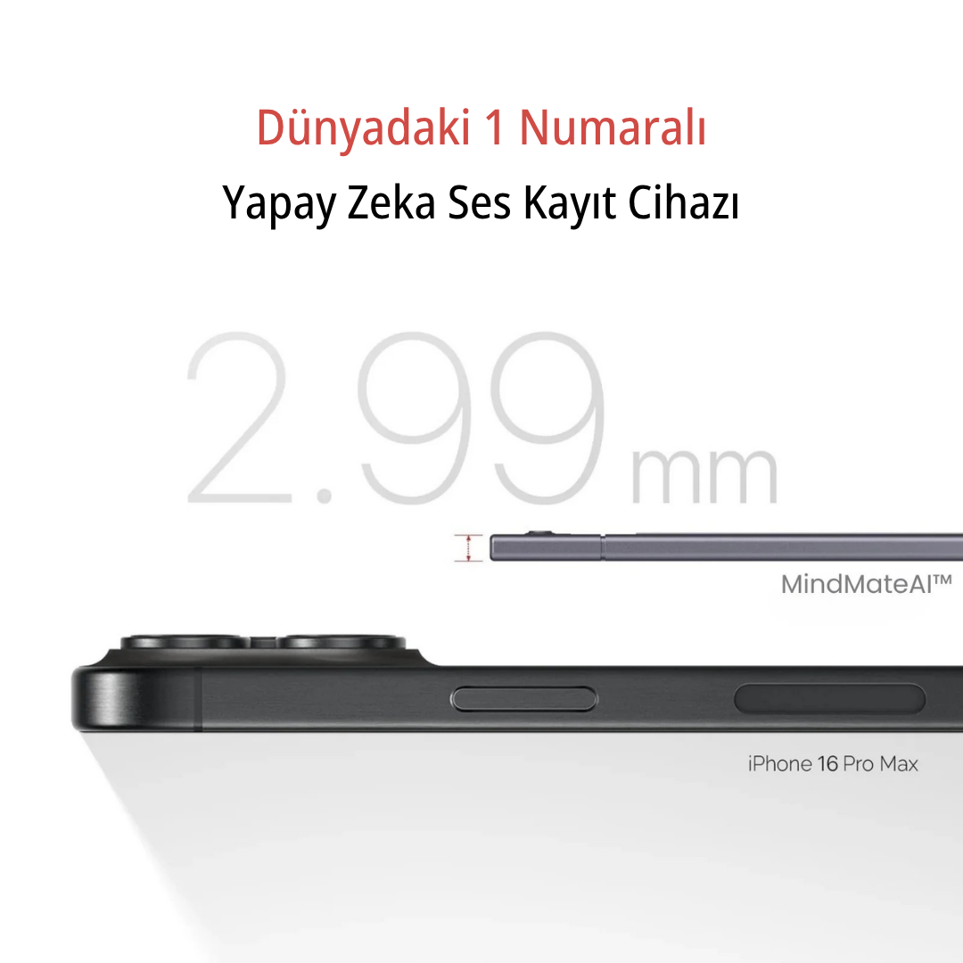 MindMateAi™ Yapay Zeka Not Alma Asistanınız